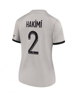 Paris Saint-Germain Achraf Hakimi #2 Auswärtstrikot für Frauen 2022-23 Kurzarm